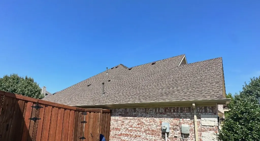 Completed roof replacement project in Jackson